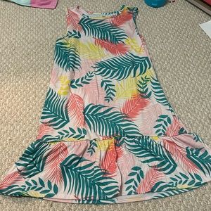 Tropical pajama dress, the brand dip size large, large kids